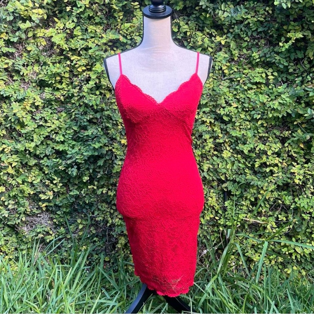 Windsor Vibrant Red Mini Dress